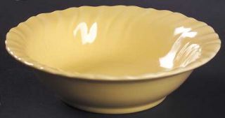 Franciscan Coronado Yellow Glossy Coupe Cereal Bowl, Fine China Dinnerware   Yel