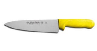 Dexter Russell 8 in Cooks Knife w/ Stain Free Steel Blade, Yellow Handle