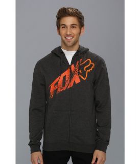 Fox Relayer Zip Front Fleece Hoodie Mens Sweatshirt (Gray)