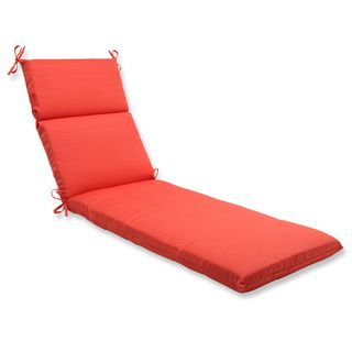 Pillow Perfect Outdoor Coral Chaise Lounge Cushion (CoralClosure Sewn Seam ClosureUV Protection Yes Weather Resistant Yes Care instructions Spot Clean or Hand Wash Fabric with Mild Detergent. Dimensions (Seat Portion) 44 inch Length x 21 inch Width x