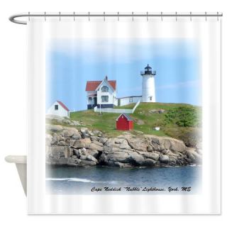  Nubble Lighthouse Shower Curtain  Use code FREECART at Checkout