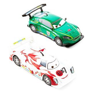 Disney Cars Nigel Gearsly and Shu Todoroki Toy Cars, Multi, Boys