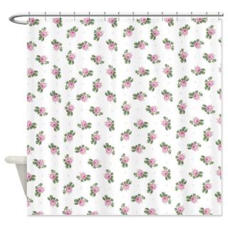  Pink Roses Floral Pattern Shower Curtain  Use code FREECART at Checkout