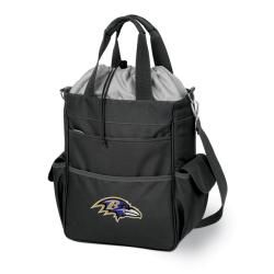 Picnic Time Activo tote Black (baltimore Raven) (BlackMaterials PolyesterWater resistant liningFully insulatedSpacious pocketsDimensions 11 inches wide x 6 inches deep x 14 inches highImported )