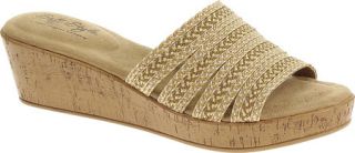 Womens Soft Style Janina   Natural Woven Casual Shoes