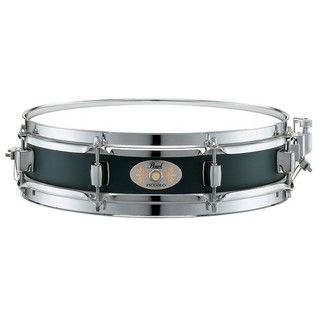 Pearl Black Steel Piccolo Snare Drum (BlackType of instrument Snare drumWeight 3 poundsHandmadeDrum head material MylarImported )
