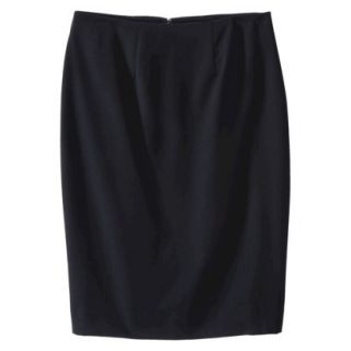 Merona Womens Twill Pencil Skirt   Black   12