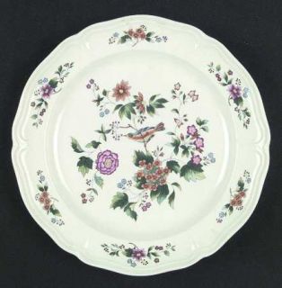 Wedgwood Tropical Garden Dinner Plate, Fine China Dinnerware   QueenS Shape, Bi