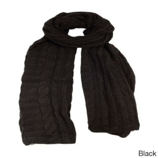Womens Cable Knit Scarf