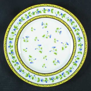 Raynaud Morning Glory (Spray) Large Dinner Plate, Fine China Dinnerware   Empire
