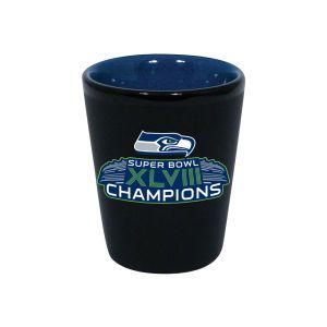 Seattle Seahawks Super Bowl XLVIII Champs 2oz 2 Tone Ceramic Shot