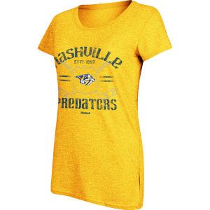 Nashville Predators Reebok NHL Womens Stick With It T Shirt