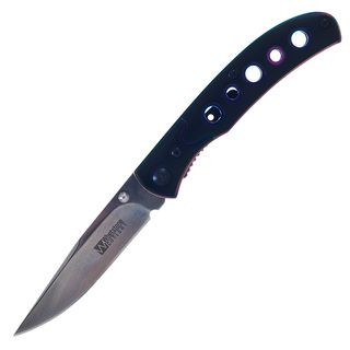 Whetstone Rolling Thunder Anodized Folding Knife (BlackBlade materials Stainless steelHandle materials PlasticBlade length 3.625 inchesHandle length 3.625 inchesWeight 2.24 ouncesDimensions 6.625 inches long x 0.625 inches wide x 0.875 inches highBe