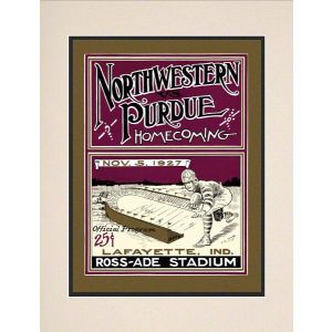 Purdue Boilermakers Mounted Memories Matted 16x20 Historic Program Cover