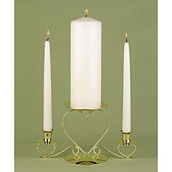Basic Ivory Unity Candle Set (IvoryIncludes One (1) unity candle, two (2) taper candlesUnity candle dimensions 9 inches tall x 3 inches in diameterTaper candle dimensions 10 inches tall Materials Paraffin wax Suggested uses Wedding Model 95095 )