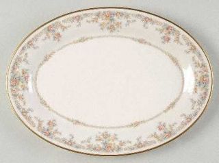 Noritake Gallery 12 Oval Serving Platter, Fine China Dinnerware   Ivory,Multico