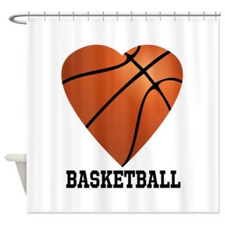  i love basketball Shower Curtain  Use code FREECART at Checkout