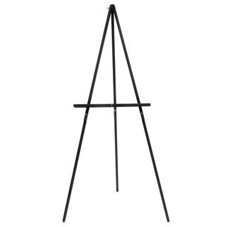 Studio Designs 63 inch High Display Wooden Easel (NaturalModel 13207Weight 4 poundsMaterials WoodDimensions 63 inches high x 36.5 inches wide x 41.25 inches deepImportedAssembly required. )