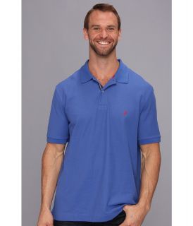 Nautica Big & Tall Big Tall S/S Solid Deck Shirt Mens Short Sleeve Pullover (Blue)