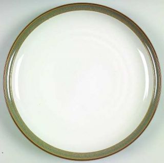 Noritake Sanibel Green 11 Round Platter/Chop Plate, Fine China Dinnerware   Gre