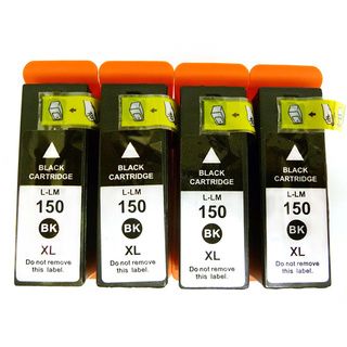Compatible Lexmark 150xl Ink Cartridges 14n1614 Lexmark Pro715,pro915,s315,s415 and S515 (pack Of 4k) (Black Cyan Magenta YellowPrint yield at 5% coverage BlackYields up to 750 Pages; C,M,Y Yields up to 700 PagesNon refillableModel PIL 150 4KPack of