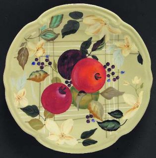 Tracy Porter Fruitful Tapestry Salad/Dessert Plate, Fine China Dinnerware   Frui