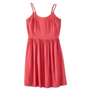 Mossimo Supply Co. Juniors Easy Waist Dress   Bright Coral XS(1)