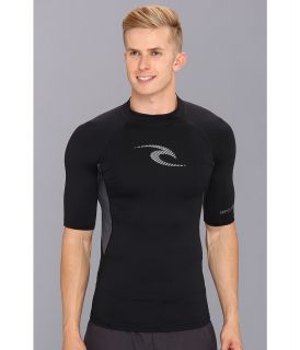 Rip Curl Wave S/S Surf Shirt Mens Swimwear (Black)