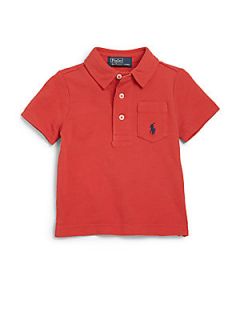Ralph Lauren Infants Mesh Polo Shirt   Spring Red