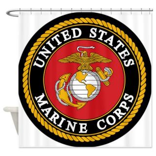  Marine Eagle and Globe Seal Shower Curtain  Use code FREECART at Checkout