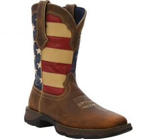 Womens Durango Boot RD4414 10 Lady Rebel   Brown/Union Flag Boots