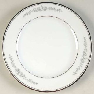 Hampton (Japan) Ardmore Bread & Butter Plate, Fine China Dinnerware   Gray Flowe
