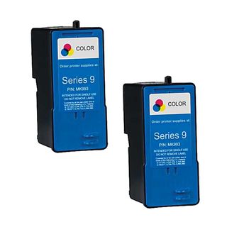 Dell Mk993 (series 9) High capacity Color Ink Cartridge (pack Of 2) (ColorPrint yield 350 pages at 5 percent coverageNon refillableModel NL 2x Dell MK993 ColorWarning California residents only, please note per Proposition 65, this product may contain o