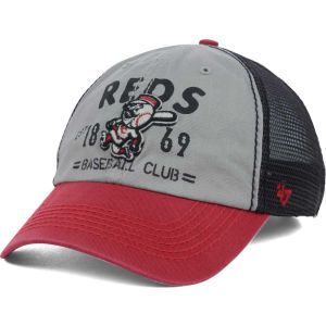 Cincinnati Reds 47 Brand Flathead Cap