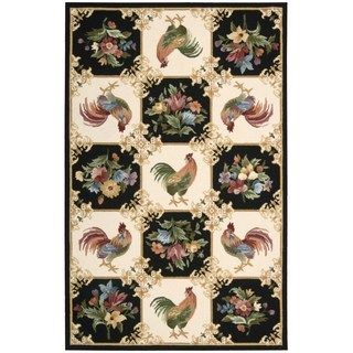 Nourison Country Heritage Ivory/black Rug (53 X 83)
