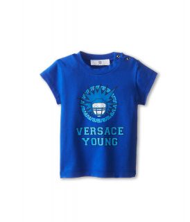 Versace Kids Baby Boys Game Print T Shirt Boys T Shirt (Blue)
