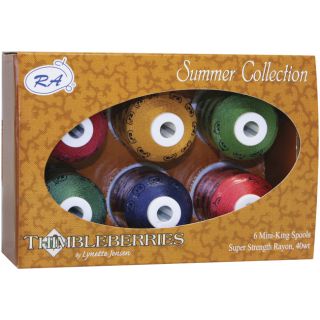 Thimbleberries Rayon Thread Collections Summer (pack Of 6)