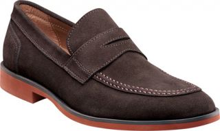 Mens Stacy Adams Dayne 24829   Brown Suede Penny Loafers