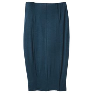 Mossimo Womens Refined Pencil Skirt   Blue Baritone   L