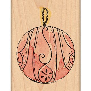 Penny Black Mounted Rubber Stamp 1.75x1.75 ornament