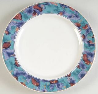 Sango Spring Jewel 12 Chop Plate/Round Platter, Fine China Dinnerware   Blue Mu