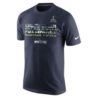 Nike Celebration Roster (NFL Seattle Seahawks) Mens T Shirt   Navy