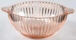 Anchor Hocking Queen Mary Pink Lugged Soup Bowl   Pink, Depression Glass