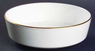 Corning Gold Edge Rim Coupe Cereal Bowl, Fine China Dinnerware   Centura,White,G