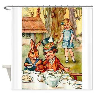  Mad Hatters Tea Party Shower Curtain  Use code FREECART at Checkout