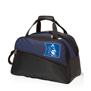 Picnic Time Duke University Blue Devils Tundra Duffel (Navy and slateMaterials Polyester, PVC linerIncludes One (1) duffelCapacity Two (2) 1.5 liter bottles of wine, water or other beveragesFolded 10 inches long x 2.3 inches wide x 15.3 inches highOpe