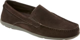 Mens Rockport Cape Noble 2   Dark Bitter Chocolate Washable Suede Driving Mocs