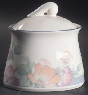 Noritake Spring Blush Sugar Bowl & Lid, Fine China Dinnerware   New Decade, Oran