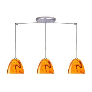 Besa Lighting BEL 3BB 7572HB SN Sasha II Pendant