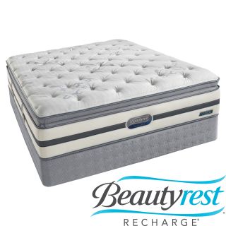 Beautyrest Recharge Maddyn Plush Pillow Top King size Mattress Set (KingSet includes Mattress, foundationConstruction Beautyrest recharge sleep systemSupport Pocketed Coils adjust independently to the weight and contour of your body for back support an